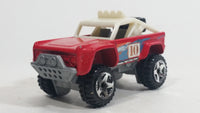 2010 Hot Wheels HW Racing Custom Ford Bronco #10 Red Die Cast Toy Car Offroading Vehicle