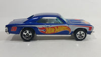 2011 Hot Wheels HW Racing '67 Chevelle SS 396 Metalflake Blue Die Cast Toy Muscle Car Vehicle