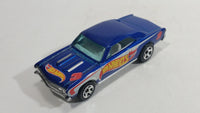 2011 Hot Wheels HW Racing '67 Chevelle SS 396 Metalflake Blue Die Cast Toy Muscle Car Vehicle