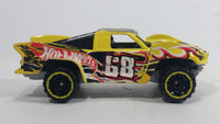 2014 Hot Wheels HW Off-Road Off Track Baja Truck #68 Yellow Die Cast Toy Car Vehicle