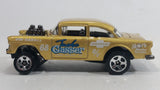 2013 Hot Wheels HW Showroom American Turbo '55 Chevy Bel Air Gasser Metallic Champagne Gold Die Cast Toy Muscle Car Vehicle