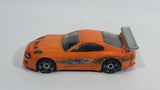 2013 Hot Wheels HW City Street Power Toyota Supra Orange Die Cast Toy Car Vehicle