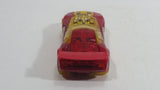 2010 Hot Wheels Race World Earth Nerve Hammer Transparent Red Die Cast Toy Car Vehicle