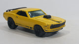 1998 Hot Wheels First Editions Mustang Mach I Yellow Die Cast Toy Muscle Car Vehicle
