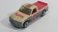 2011 Hot Wheels Track Stars 1996 Chevy 1500 Truck Light Cream Brown Die Cast Toy Racing Car Vehicle