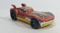 2014 Hot Wheels HW City Medieval Rides Howlin' Heat Metalflake Copper Die Cast Toy Car Vehicle