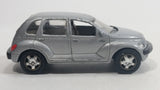 2001 Boley Chrysler PT Cruiser Silver 1/64 Scale Die Cast Toy Car Vehicle with Rubber Tires