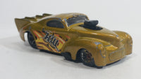 2008 Hot Wheels All Stars '41 Willys Metalflake Gold Die Cast Toy Hot Rod Car Vehicle