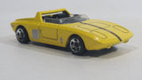 2010 Hot Wheels '62 Ford Mustang Concept Yellow Die Cast Classic Toy Car Vehicle