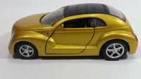 2000 New Ray City Cruiser Daimler Chrysler Pronto Metalflake Yellow Gold 1:32 Scale Die Cast Toy Car Vehicle