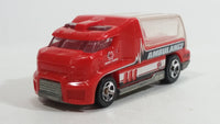 2010 Hot Wheels Rapid Response Ambulance Red Die Cast Toy Car Emergency Rescue Vehicle