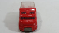 2010 Hot Wheels Rapid Response Ambulance Red Die Cast Toy Car Emergency Rescue Vehicle
