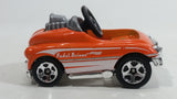 2016 Hot WHeels HW Ride-Ons Pedal Driver Orange Die Cast Toy Car Vehicle