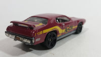 2014 Hot Wheels HW Workshop Performance '71 Plymouth Road Runner Dark Red Die Cast Toy Muscle Car Vehicle