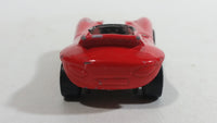 1998 Hot Wheels First Editions Cat-A-Pult Red White Die Cast Toy Race Car Vehicle