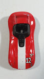 1998 Hot Wheels First Editions Cat-A-Pult Red White Die Cast Toy Race Car Vehicle