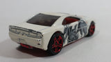 2003 Hot Wheels Yu-Gi-Oh! Muscle Tone White Die Cast Toy Car Vehicle