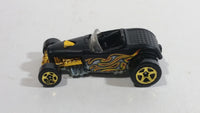 2007 Hot Wheels All Stars Deuce Roadster Flat Black Die Cast Toy Hot Rod Car Vehicle
