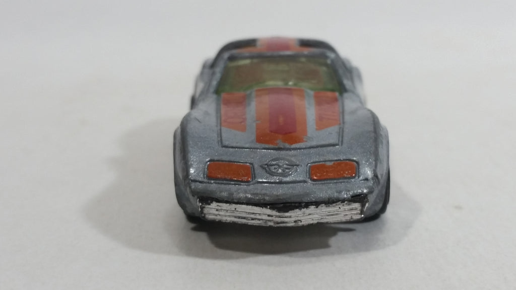 Vintage 1981 Kidco Chevrolet Corvette Turbo Silver Grey Die Cast Toy C ...