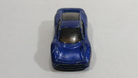 2007 Hot Wheels Exotics Jaguar XJ220 Metallic Dark Blue Die Cast Toy Car Vehicle