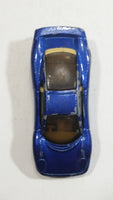 2007 Hot Wheels Exotics Jaguar XJ220 Metallic Dark Blue Die Cast Toy Car Vehicle