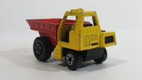 Vintage 1976 Matchbox Lesney Superfast Site Dumper Truck Yellow and Red No. 26 Die Cast Toy Car Construction Equipment Machinery Vehicle - Made in England