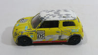 Motor Max 2001 Mini Cooper #05 Yellow No. 6057 Die Cast Toy Car Vehicle