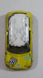Motor Max 2001 Mini Cooper #05 Yellow No. 6057 Die Cast Toy Car Vehicle