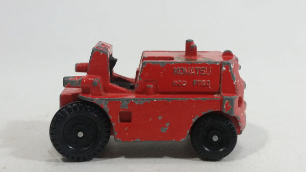 Vintage 1965, 1972 Aviva United Features Syndicate Woodstock No. C5 Red Fork Lift Die Cast Toy Car Vehicle Made in Hong Kong