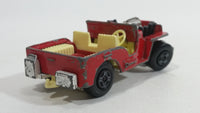 Vintage 1971 Lesney Matchbox Superfast Jeep Hot Rod No. 2 Red Die Cast Toy Car Vehicle