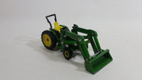 ERTL John Deere Tractor with Bucket Scoop Green and Yellow Die Cast Toy Farming Machinery Vehicle