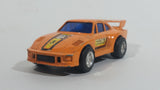 Vintage Good Year Porsche 935 Turbo #3 Orange Pullback Friction Race Car Die Cast Toy Vehicle - Made in Hong Kong