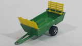 Majorette Farm Trailer Green and Yellow Die Cast Toy Farming Vehicle