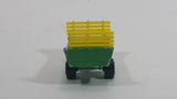 Majorette Farm Trailer Green and Yellow Die Cast Toy Farming Vehicle