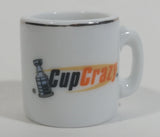NHL Stanley Cup Crazy Mini Mug Edmonton Oilers 1987 Champs W/ Opponent & Score