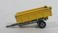 Majorette Farm Trailer Green and Yellow 21160 Die Cast Toy Farming Vehicle