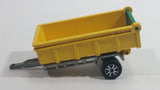 Majorette Farm Trailer Green and Yellow 21160 Die Cast Toy Farming Vehicle
