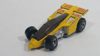 1988 Hot Wheels Speed Fleet Shadow Jet F-3 Inter Cooled Yellow Die Cast Toy Race Car Vehicle