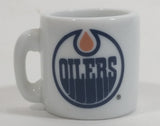 NHL Ice Hockey Edmonton Oilers Team Mini Miniature Ceramic Mug