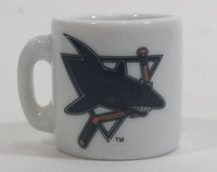 NHL Ice Hockey San Jose Sharks Team Mini Miniature Ceramic Mug