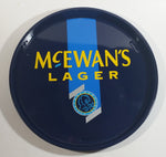 McEwan's Lager Beer Dark Blue and Light Blue Round Circular Metal Beverage Serving Tray