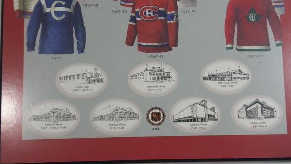 NHL Montreal Canadiens 1910 uniform and jersey original art – Heritage  Sports Art