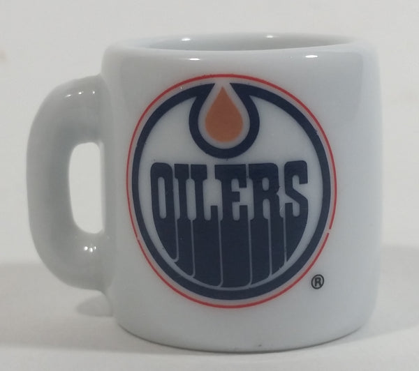 NHL Ice Hockey Edmonton Oilers Team Mini Miniature Ceramic Mug