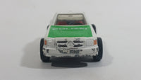 1991 Darda Motors Mercedes Benz 500 Police Polizei White and Green Die Cast Toy Cop Car Friction Motorized Pullback Vehicle