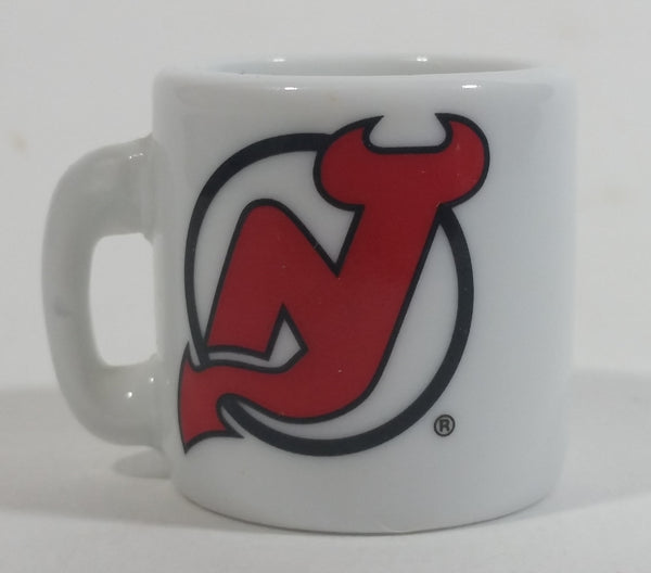 NHL Ice Hockey New Jersey Devils Team Mini Miniature Ceramic Mug