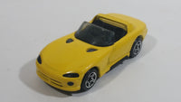 1998 Matchbox Dodge Viper RT 10 Yellow Die Cast Toy Dream Car Vehicle