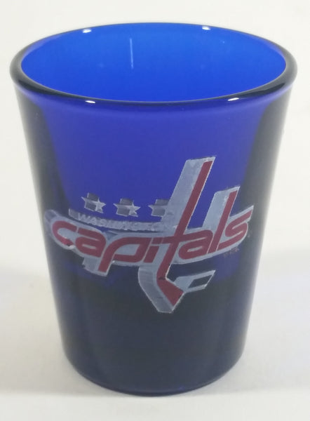 NHL Ice Hockey Washington Capitals Team Cobalt Blue Shot Glass