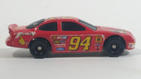 1998 Hot Wheels NASCAR #94 Ronald McDonald Red Die Cast Toy Race Car Vehicle McDonald's Happy Meal
