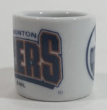 NHL Ice Hockey Edmonton Oilers Team Mini Miniature Ceramic Mug - Manufacturing Flaw