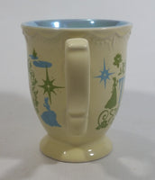 Disney Princess Tiana Ceramic Elegantly Designed Light Yellow and Blue Tea Cup Coffee Mug Collectible
